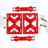 FUP-150 - FUSUNO Neon Red Tail Boom Support Rod(2mm) Trex 700
